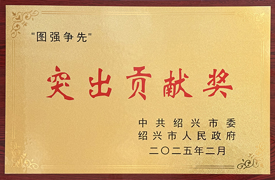 中共紹興市委“圖強(qiáng)爭(zhēng)先”突出貢獻(xiàn)獎(jiǎng)
